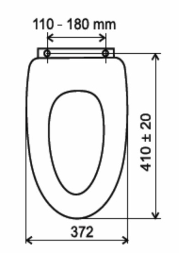Novaservis Prestige Tölgy WC ülőke Krómozott réz rögzítőelemekkel WC/DUBLYRA