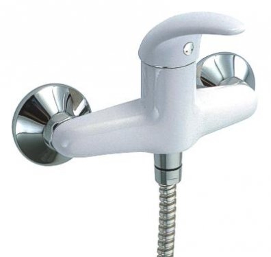 Novaservis Metalia 55 zuhanycsaptelep zuhanyszettel, fehér-króm, teli karral 55060,1