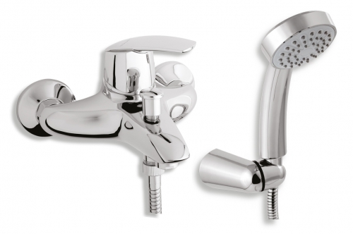 Novaservis Metalia 56 kádcsaptelep zuhanyszettel, króm, ECO 56020,0