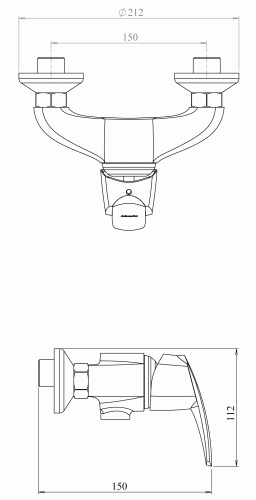 Novaservis Metalia 56 zuhanycsaptelep zuhanyszettel, króm, STANDARD 50060,0