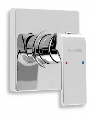 Novaservis Nobless Sharp falba építhető zuhanycsaptelep, króm 37050,0