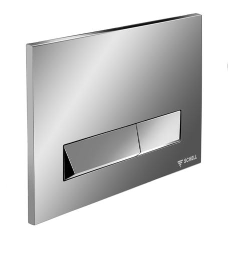 SCHELL LINEAR II WC-nyomólap, fényes króm 030690699