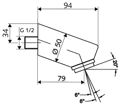 SCHELL Aerosolarm zuhanyfej 018140699