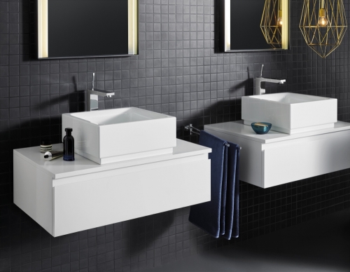 Grohe Eurocube Joy egykaros magasított mosdócsaptelep leeresztő nélkül, XL méret 23661 000 (23661000)