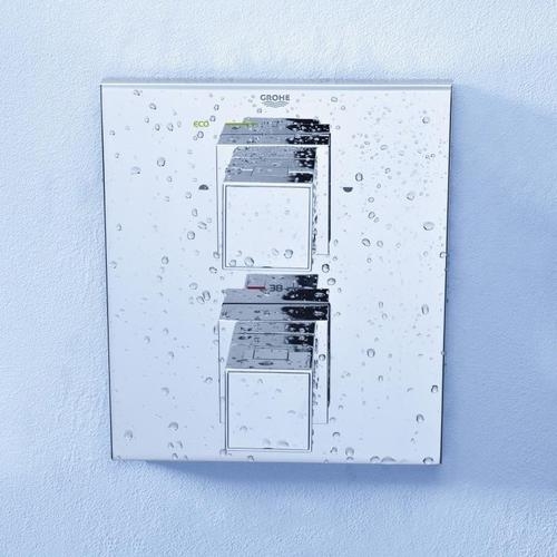 Grohe Grohtherm Cube kétirányú termosztátos falsík alatti zuhany csaptelep 19958 000 (19958000)