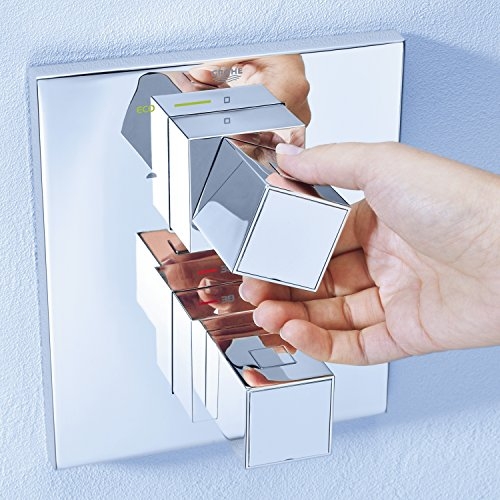 Grohe Grohtherm Cube kétirányú termosztátos falsík alatti zuhany csaptelep 19958 000 (19958000)