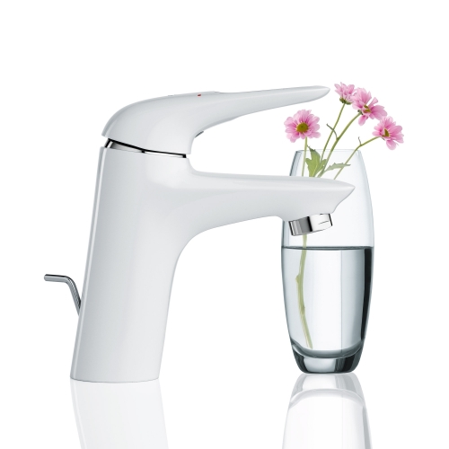 Grohe Eurostyle (2015) egykaros mosdó csaptelep leeresztővel, fehér, S méret 33558LS3