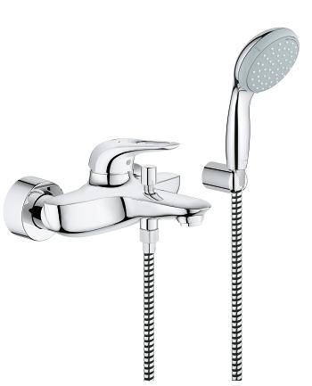 Grohe Eurostyle (2015) egykaros kádtöltő csaptelep zuhanyszettel 33592003