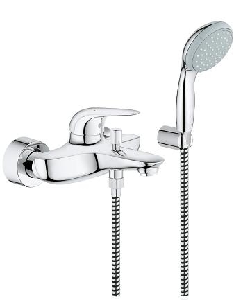 Grohe Eurostyle (2015) egykaros kádtöltő csaptelep zuhanyszettel 23729003