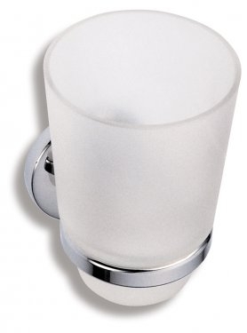 Novaservis Metalia 1 üveg fogmosópohár tartóval , króm 6106,0