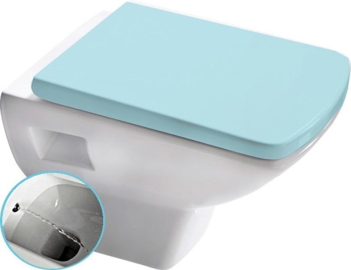 Aqualine SOLUZIONE fali wc, fali,beépített bidetzuhannyal 35x50,5cm (10SZ02002 DL)