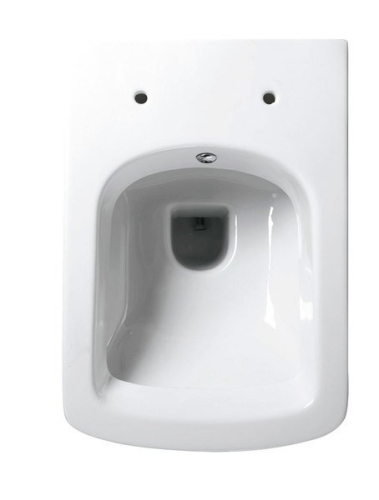 Aqualine SOLUZIONE fali wc, fali,beépített bidetzuhannyal 35x50,5cm (10SZ02002 DL)
