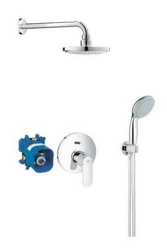 Grohe Eurosmart Cosmopolitan falsík alatti zuhany szett csomag 25183000