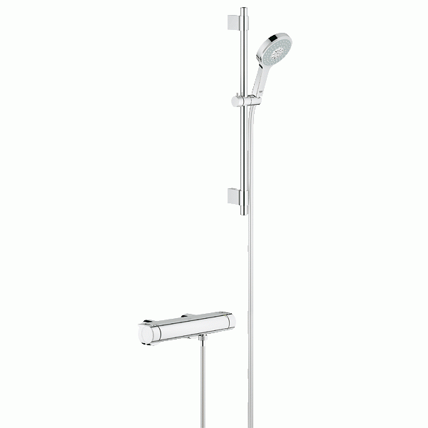 Grohe Grohtherm 2000 Cosmopolitan termosztátos zuhanycsaptelep zuhanyszettel 34481 001 (34481001)