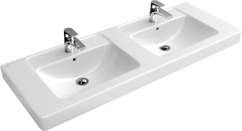 Villeroy & Boch Architectura 130x48,5 cm beépíthető duplamosdó CeramicPlus 6131 13 R1 (613113R1)