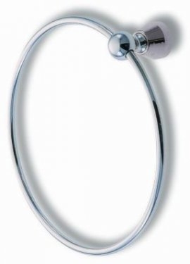 Novaservis Metalia 3 törölközőtartó karika, szatén-króm 6301,9