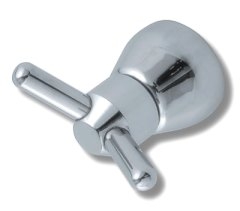 Novaservis Metalia 3 dupla akasztó, króm 6356,0