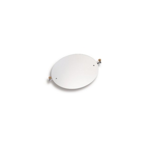 Novaservis Metalia 3 ovális tükör 60x50 cm, szatén-króm 6317,9