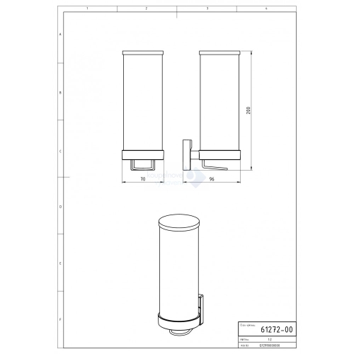 Novaservis Metalia 12 sminklemosó korong tartó, króm 0272,0
