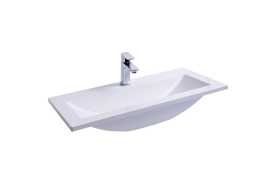 Ravak Clear Wall 800 mosdó, 80x40 cm SXJS0000011 (új cikkszám XJJ01180001)
