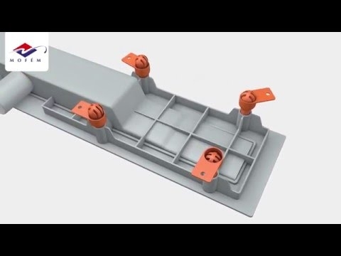 Mofém Linear Klasik/Floor MLP-650 KF padlósíkra építhető lefolyó 501-0002-00