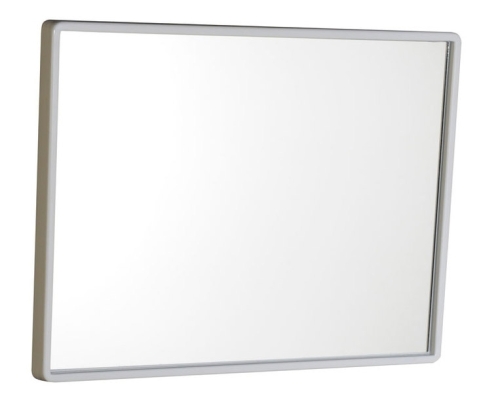 Aqualine Tükör 40x30cm fehér pvc keret (22436)