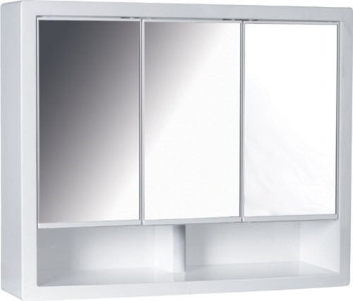 Aqualine ERGO tükrös fürdőszoba szekrény, 62x51x16,5 cm, világítás nélkül (84131)