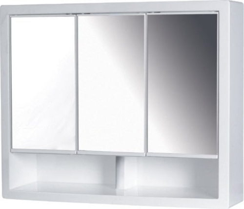 Aqualine ERGO tükrös fürdőszoba szekrény, 62x51x16,5 cm, világítás nélkül (84131)