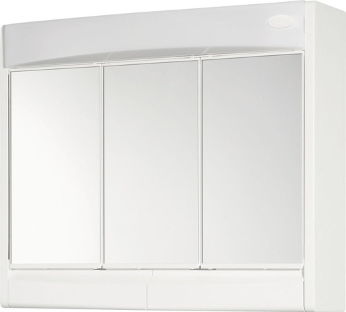 Aqualine Saphir tükrös műanyag fürdőszoba szekrény, 60x51x18 cm (591322)