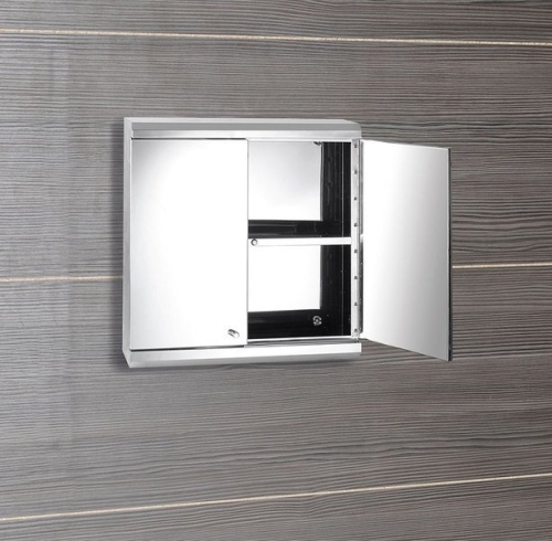 Aqualine BABY inox szekrény világítás nélkül, 45x45x13 cm (PCA002)