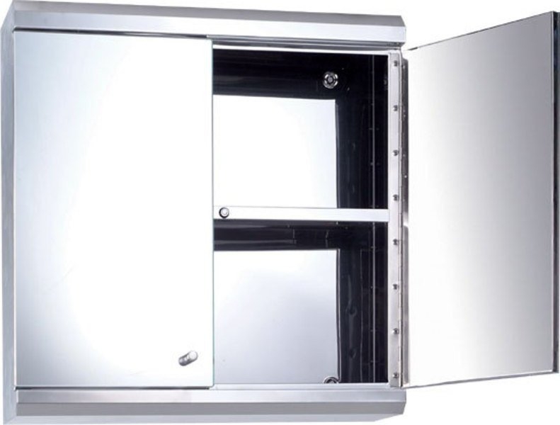 Aqualine BABY inox szekrény világítás nélkül, 45x45x13 cm (PCA002)