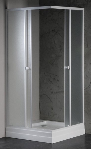 Aqualine ALAIN 80x80x185cm szögletes zuhanykabin (YQ800)