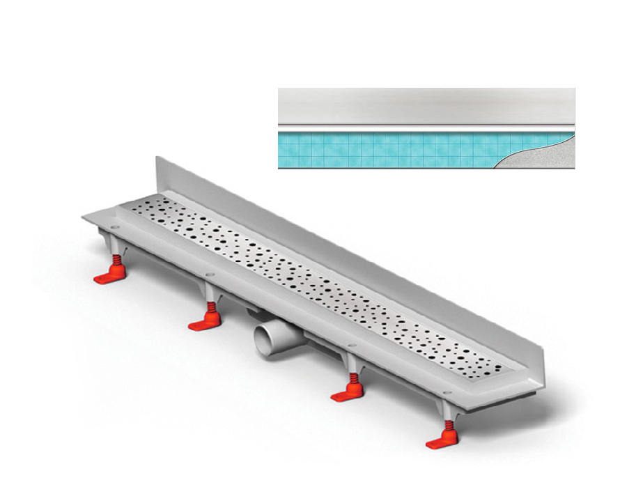 Mofém Linear Klasik/Floor MLS-750 KF sarokba építhető lefolyó 501-0006-00