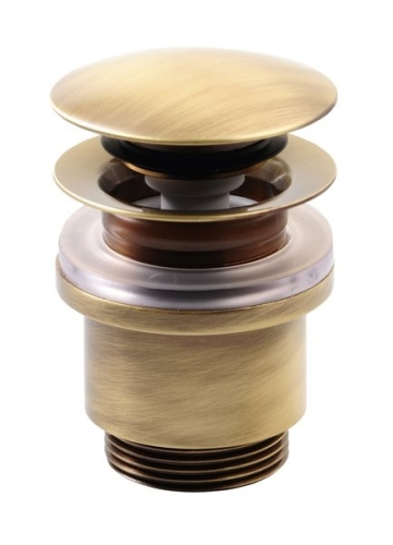 Sapho KLIK-KLAK mosdó lefolyó, túlfolyó nélkül, magasság 3-60mm, bronz (UD43992)