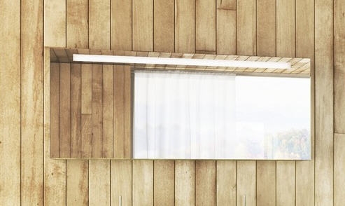 Tboss Prisma Glass Mirror 120x50 fürődszobai tükrös szekrény