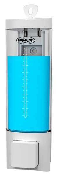 Aqualine szappanadagoló, fali, 200ml, fehér (1319-75)