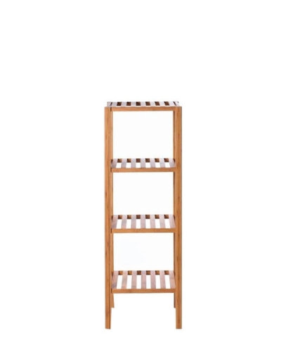 Aqualine Polcos piperetartó állvány, 100% bambusz, 4 polcos, 37x33x110 cm (11011108)