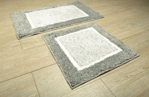 Aqualine Kádkilépő, csúszásmentes, polyakryl, 2 db-os szett 50x85 cm, 50x50 cm (AT003)