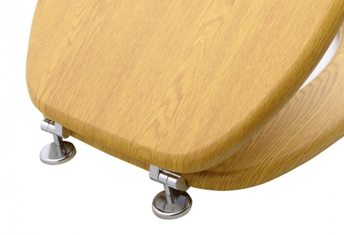 Aqualine WC ülőke, MDF, tölgy 1705-06
