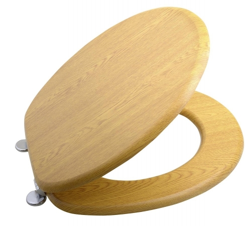 Aqualine WC ülőke, MDF, tölgy 1705-06