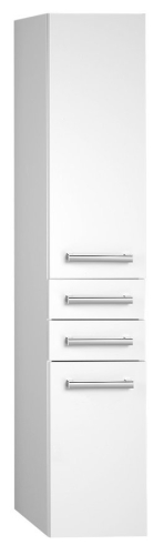Aqualine VEGA álló szekrény 35x184x31cm, fehér (VG185)