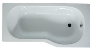 Jika Tigo 160 × 80/70 cm-es aszimmetrikus kád, jobbos H2202100000001 (2.2021.0.000.000.1)