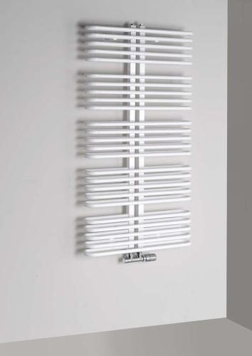 Sapho ASTRA 600x1170 mm fürdőszobai radiátor, 850 W, fehér (AS514)