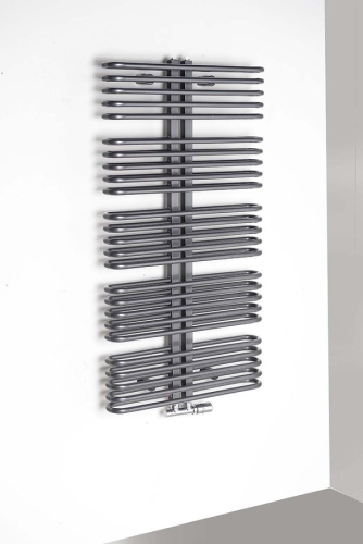 Sapho ASTRA 600x1170 mm fürdőszobai radiátor, 850 W, antracit (AS519)