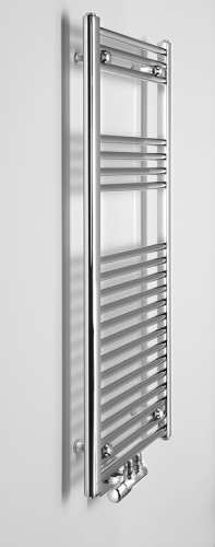 Sapho ALYA 500x1118mm egyenes fürdőszobai radiátor középső bekötéssel, króm 1145-05