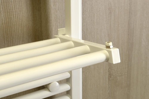 Sapho STYLO 500x1101mm fürdőszobai radiátor lenyitható törölközőtartóval, fehér (DC115)