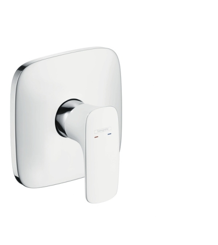 Hansgrohe PuraVida falsík alatti highflow zuhanycsaptelep króm/fehér 15677400