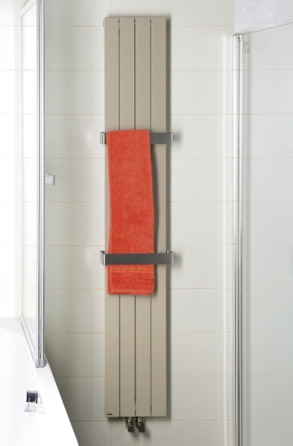 Sapho COLONNA 298x1800 mm fürdőszobai radiátor, metál mokkaszín IR142