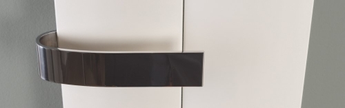 Sapho OTHELLO TWIN 460x1890mm radiátor, 2 törölközőtartó, matt fehér (2221189046SB)