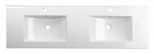 Sapho SLIM 150x46 cm dupla mosdó, fehér 1601-150